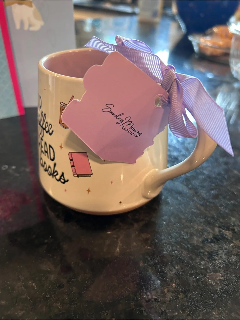 Sip Coffee Read Books Ceramic Mug - The Cozy Book Club